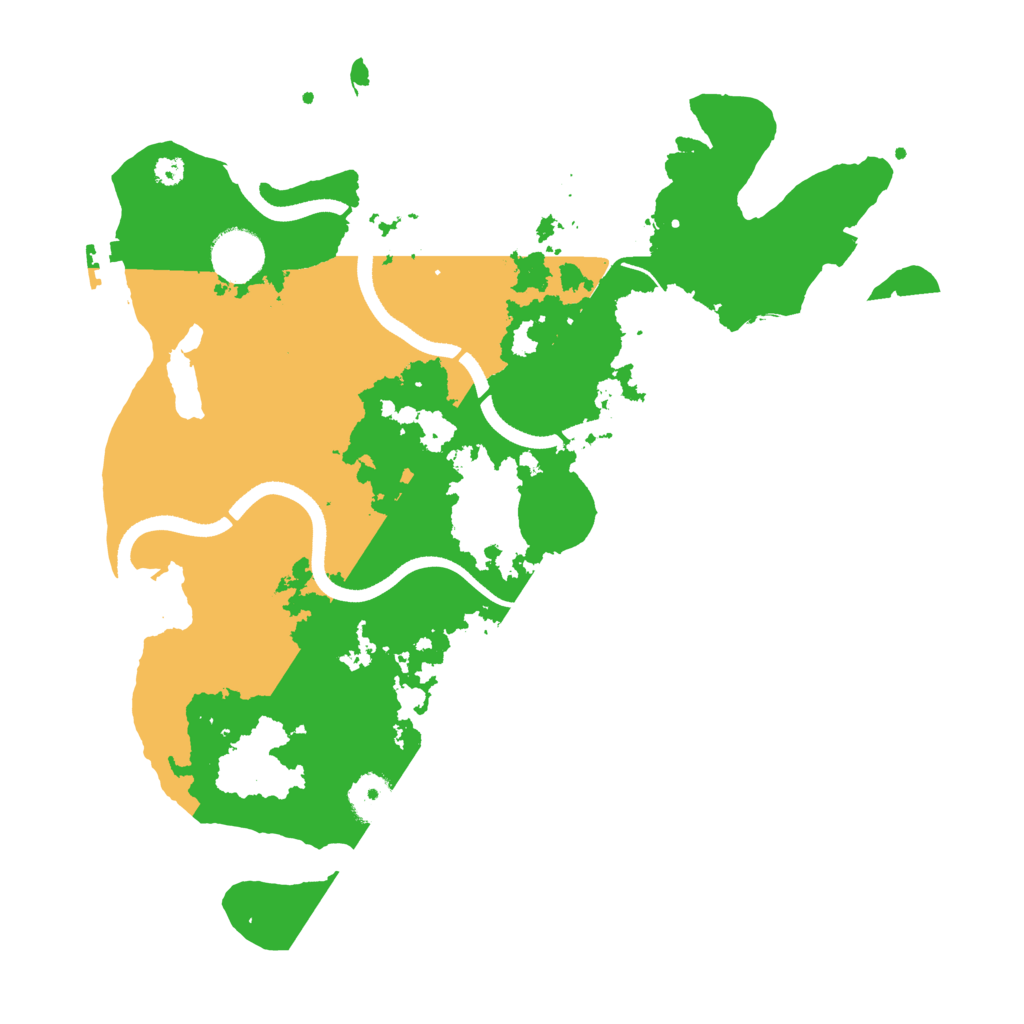 Biome Rust Map: Procedural Map, Size: 3500, Seed: 87166098