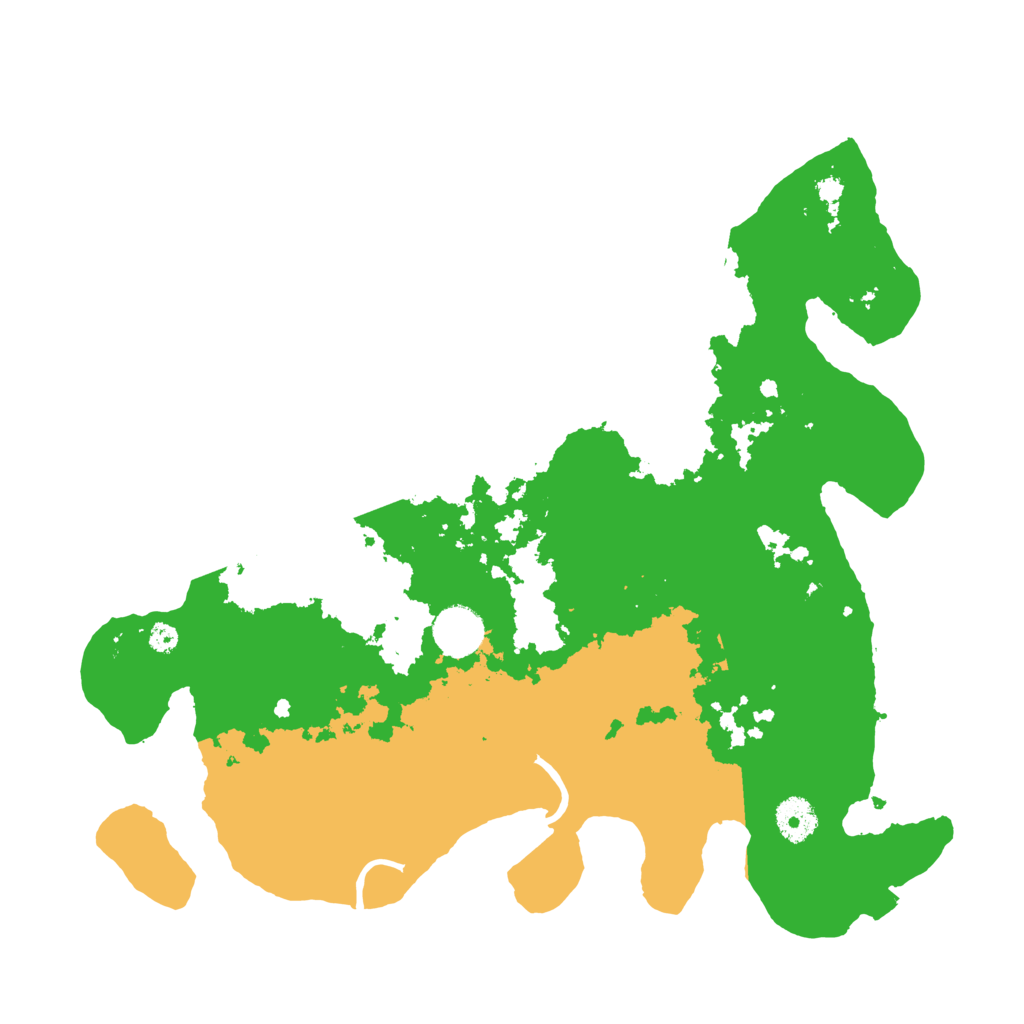 Biome Rust Map: Procedural Map, Size: 3650, Seed: 576030793