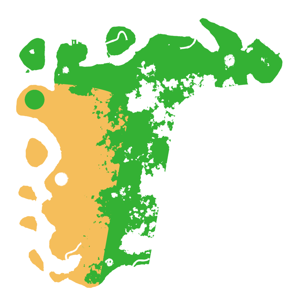 Biome Rust Map: Procedural Map, Size: 4100, Seed: 50286740