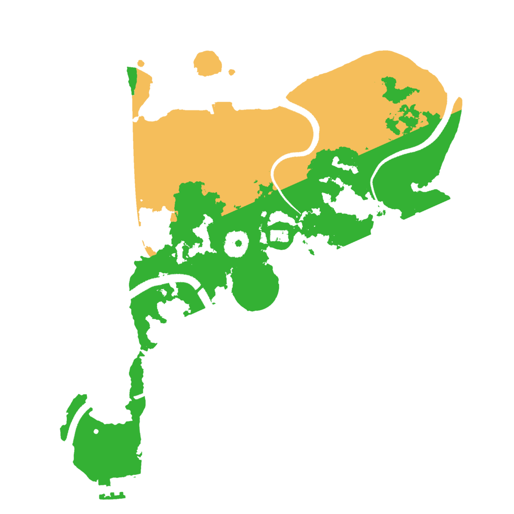 Biome Rust Map: Procedural Map, Size: 3000, Seed: 449203658