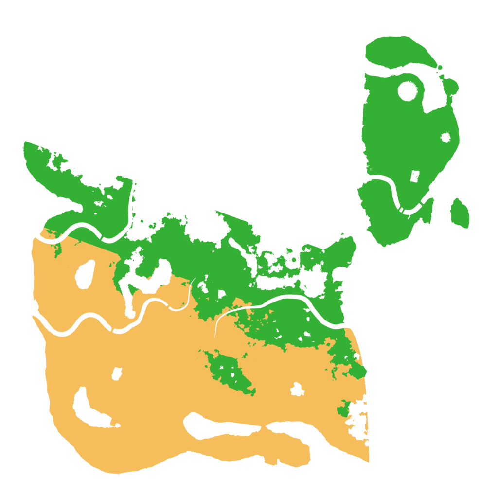 Biome Rust Map: Procedural Map, Size: 4500, Seed: 148127343