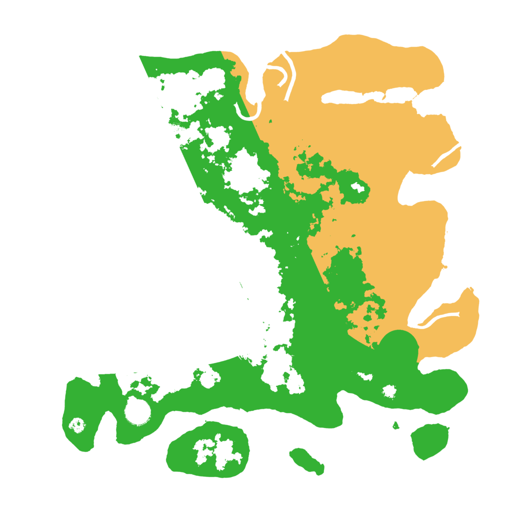 Biome Rust Map: Procedural Map, Size: 3500, Seed: 701115819