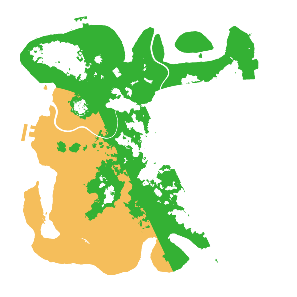 Biome Rust Map: Procedural Map, Size: 3500, Seed: 162596819