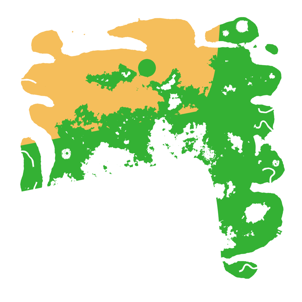 Biome Rust Map: Procedural Map, Size: 4500, Seed: 1044519293