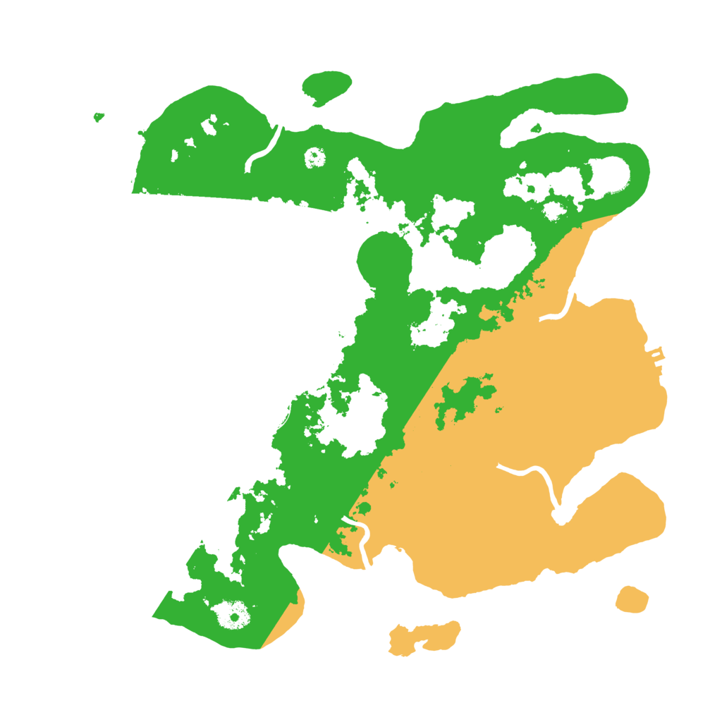 Biome Rust Map: Procedural Map, Size: 3500, Seed: 1150415460
