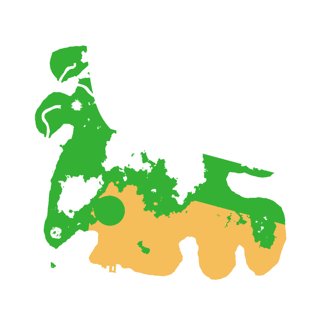 Biome Rust Map: Procedural Map, Size: 2800, Seed: 801439984