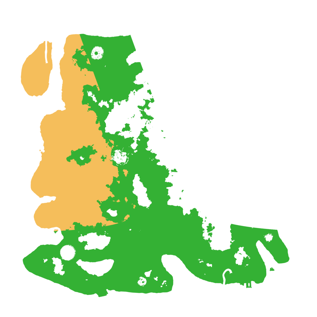 Biome Rust Map: Procedural Map, Size: 3700, Seed: 50172699