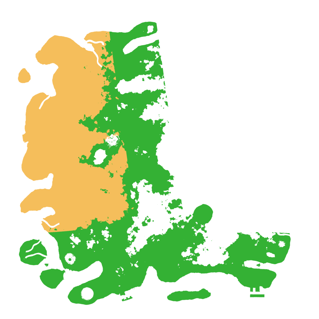 Biome Rust Map: Procedural Map, Size: 4500, Seed: 1174157983