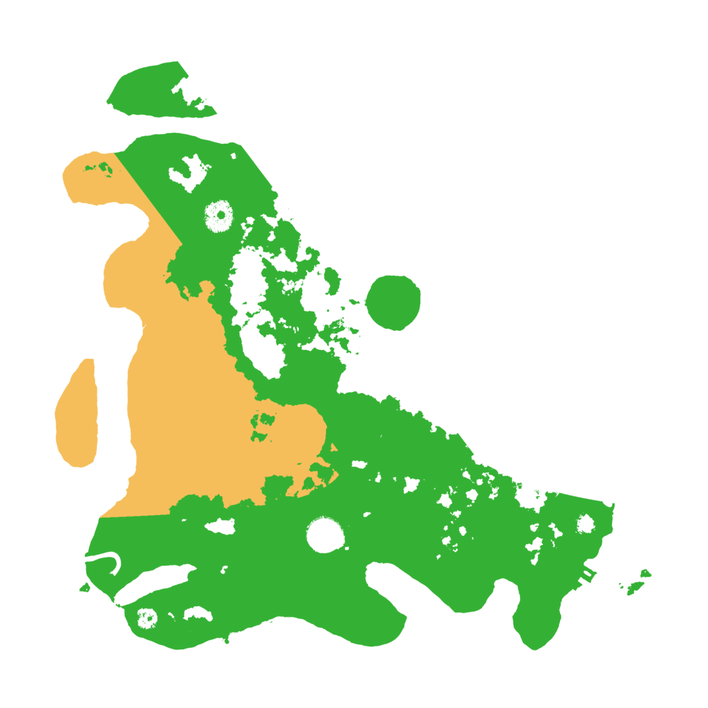 Biome Rust Map: Procedural Map, Size: 3500, Seed: 2114999