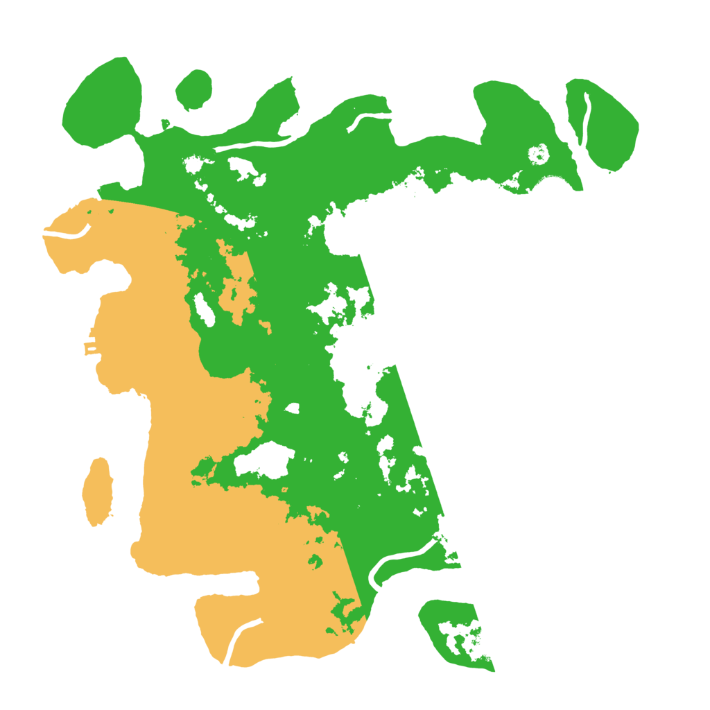 Biome Rust Map: Procedural Map, Size: 3500, Seed: 6326662