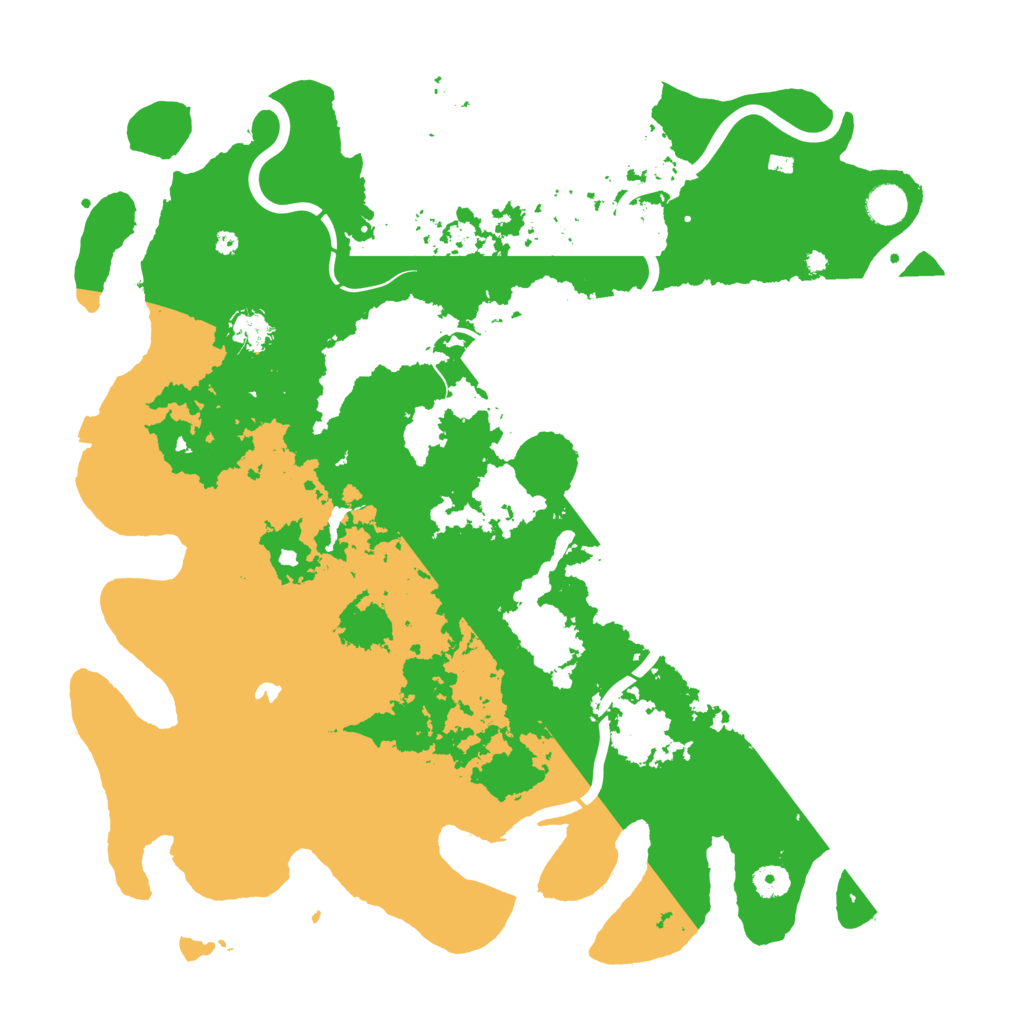 Biome Rust Map: Procedural Map, Size: 4400, Seed: 19989570