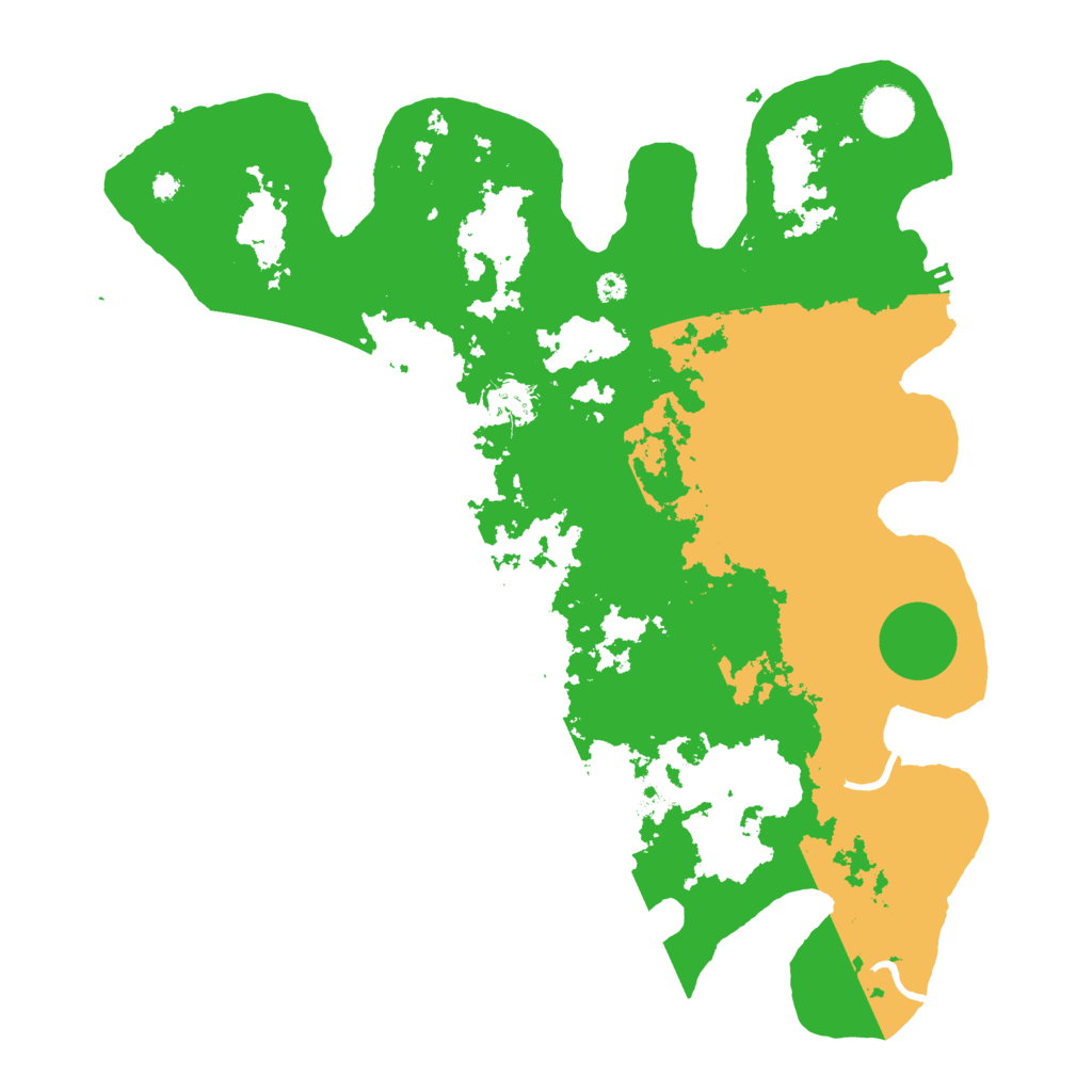 Biome Rust Map: Procedural Map, Size: 3700, Seed: 42958608