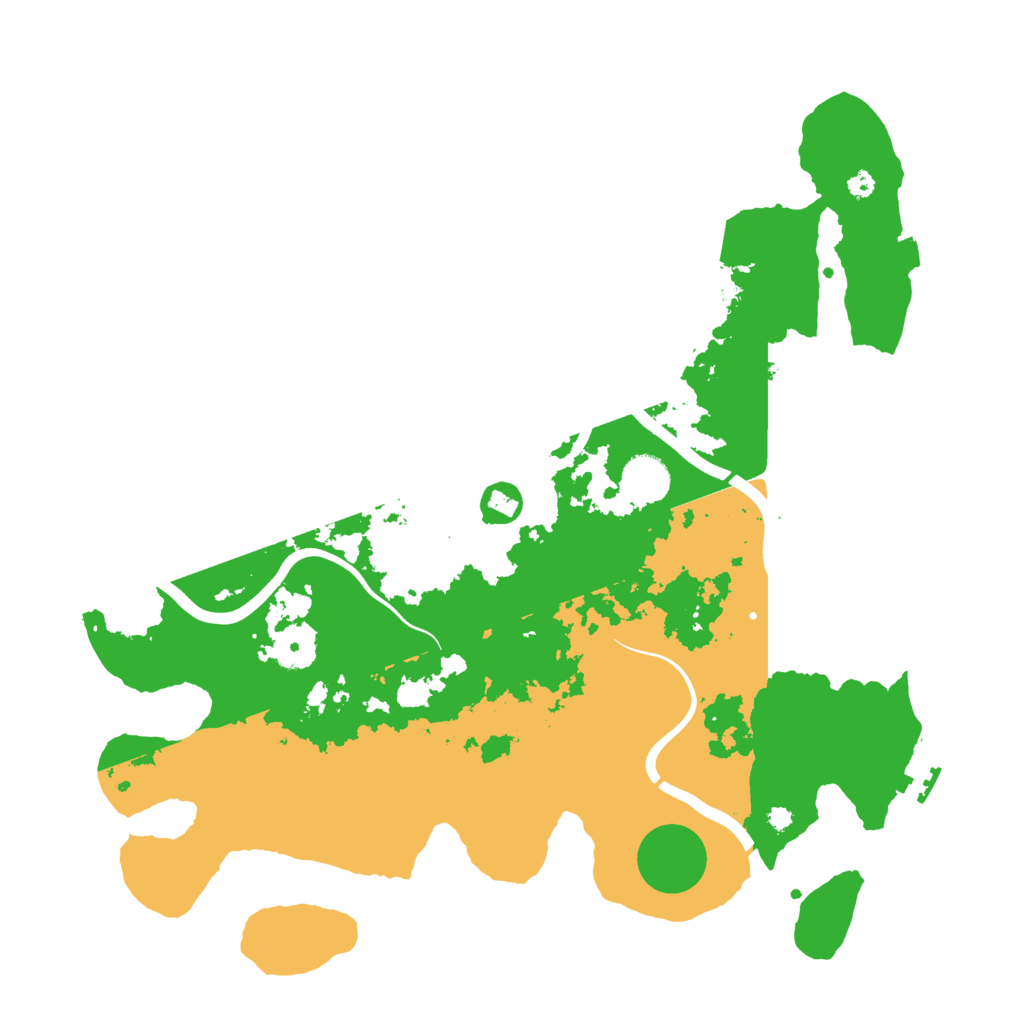 Biome Rust Map: Procedural Map, Size: 3900, Seed: 11886650