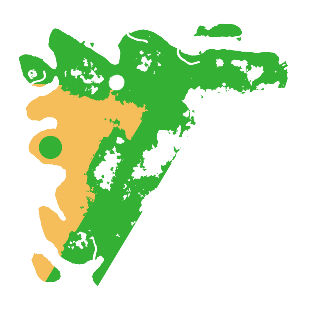 Biome Rust Map: Procedural Map, Size: 3600, Seed: 66409983