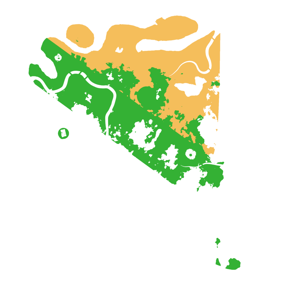 Biome Rust Map: Procedural Map, Size: 4300, Seed: 19984655