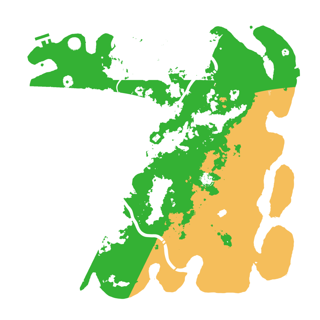 Biome Rust Map: Procedural Map, Size: 4400, Seed: 13220115