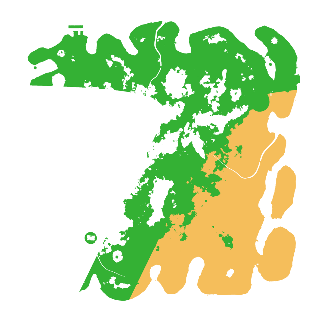Biome Rust Map: Procedural Map, Size: 4400, Seed: 13220115