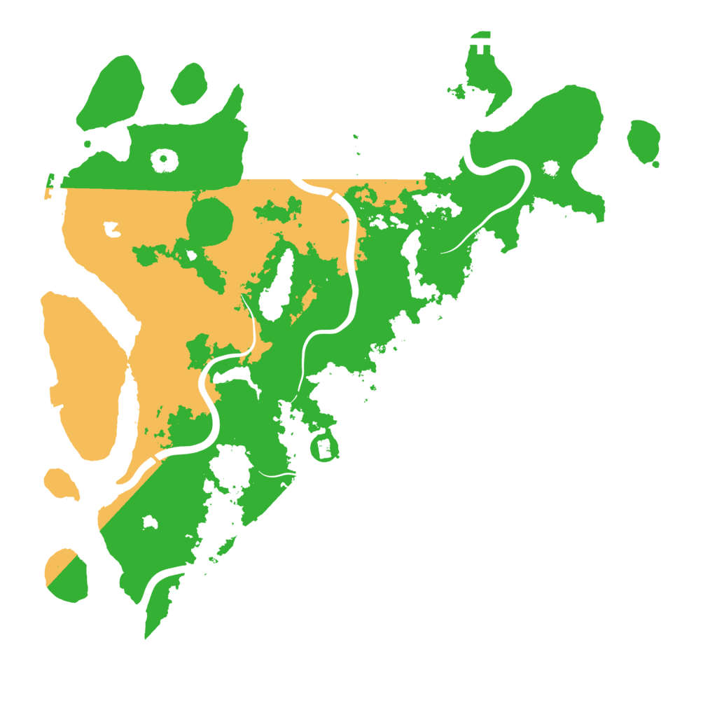 Biome Rust Map: Procedural Map, Size: 4100, Seed: 70513114
