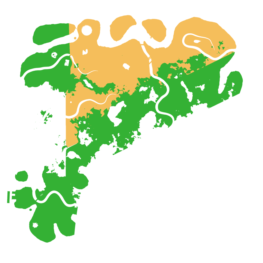 Biome Rust Map: Procedural Map, Size: 4500, Seed: 749678346