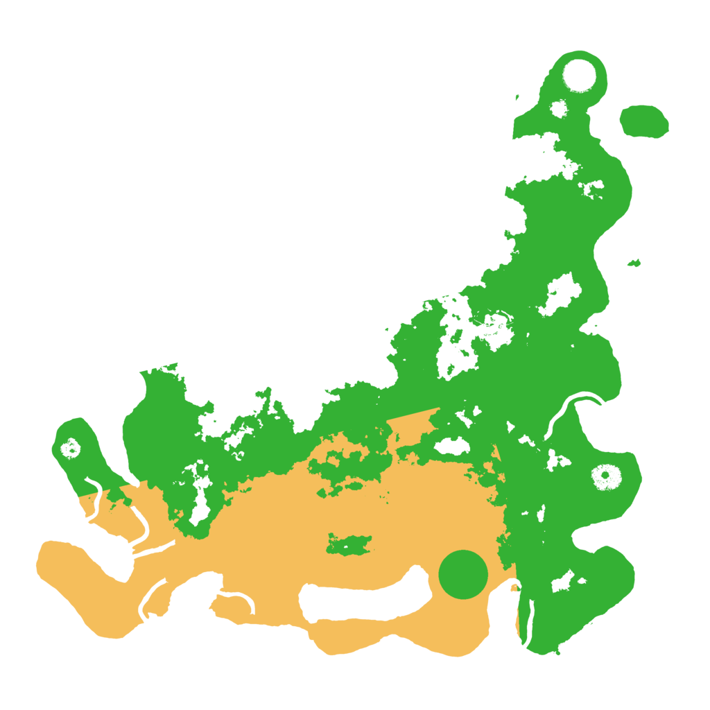 Biome Rust Map: Procedural Map, Size: 3800, Seed: 3139