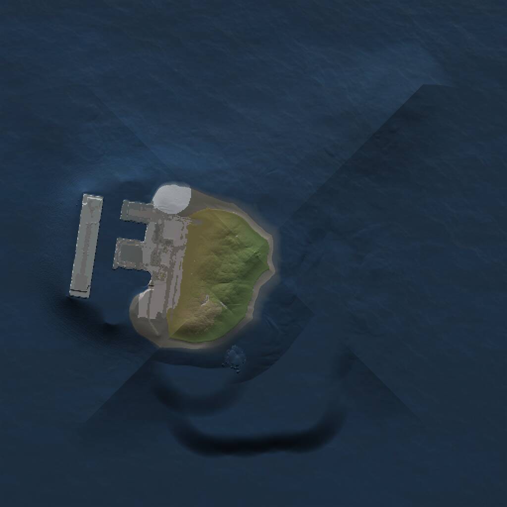 Rust Map: Procedural Map, Size: 1000, Seed: 1668830451, 2 Monuments