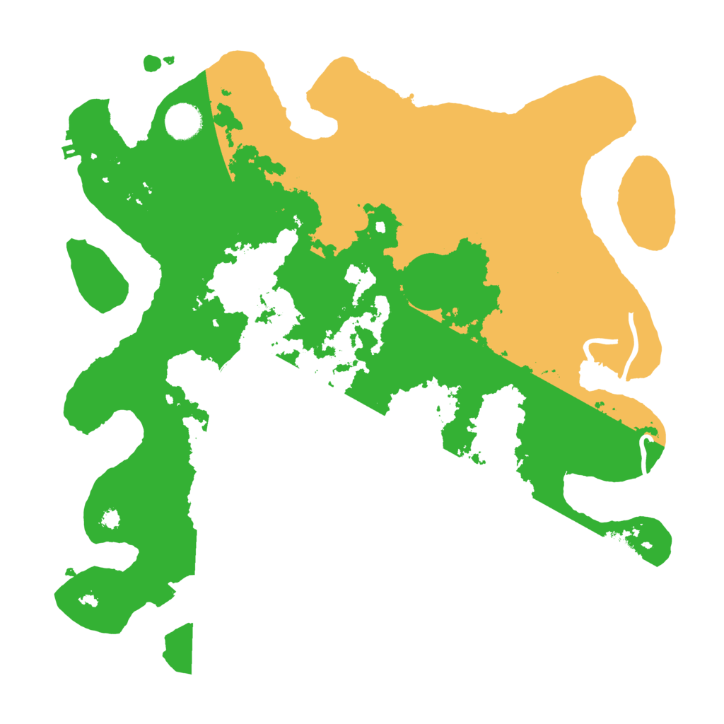 Biome Rust Map: Procedural Map, Size: 3500, Seed: 53230829