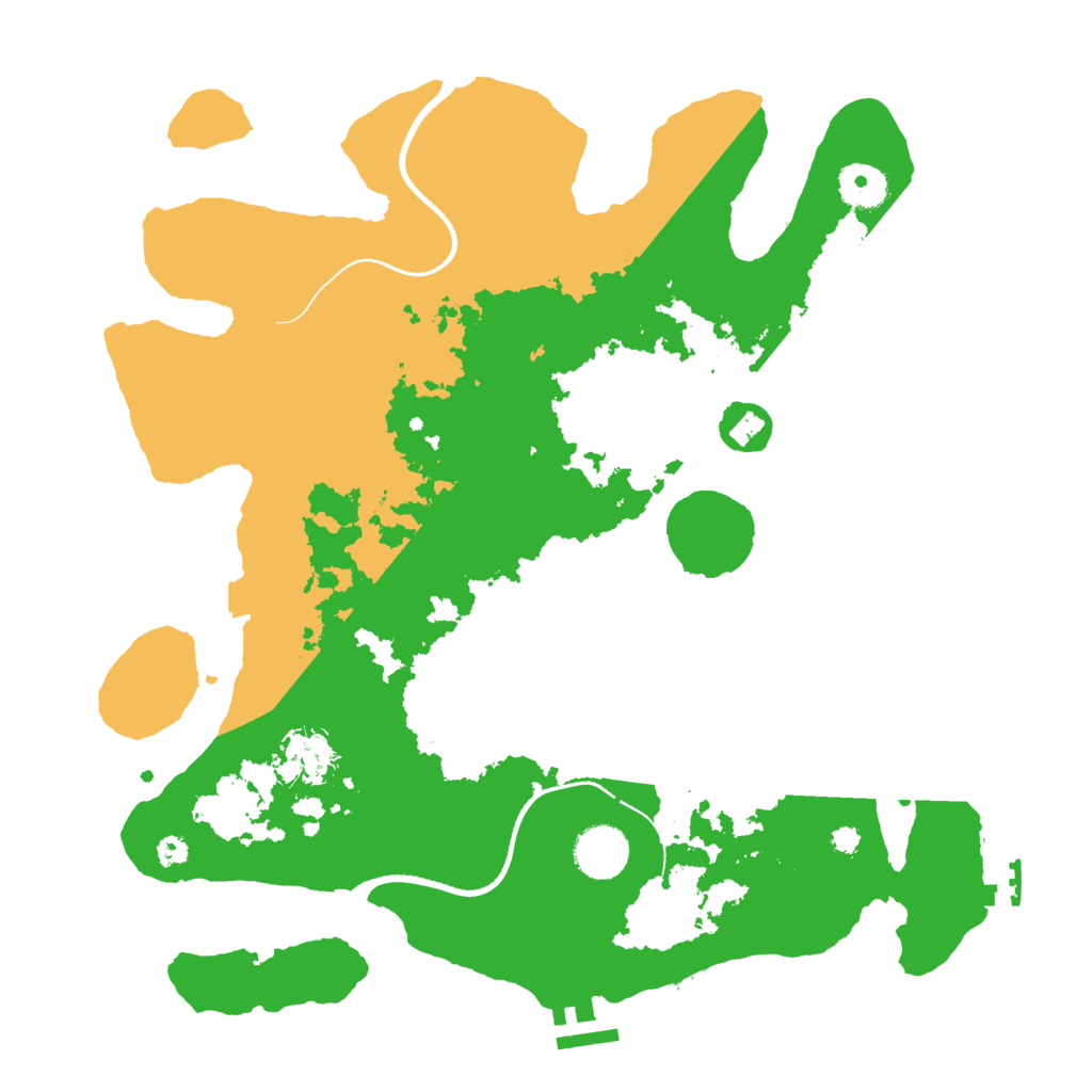 Biome Rust Map: Procedural Map, Size: 3550, Seed: 89941348