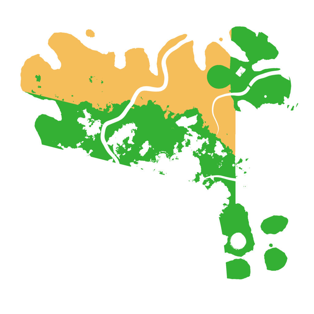 Biome Rust Map: Procedural Map, Size: 3500, Seed: 2116999