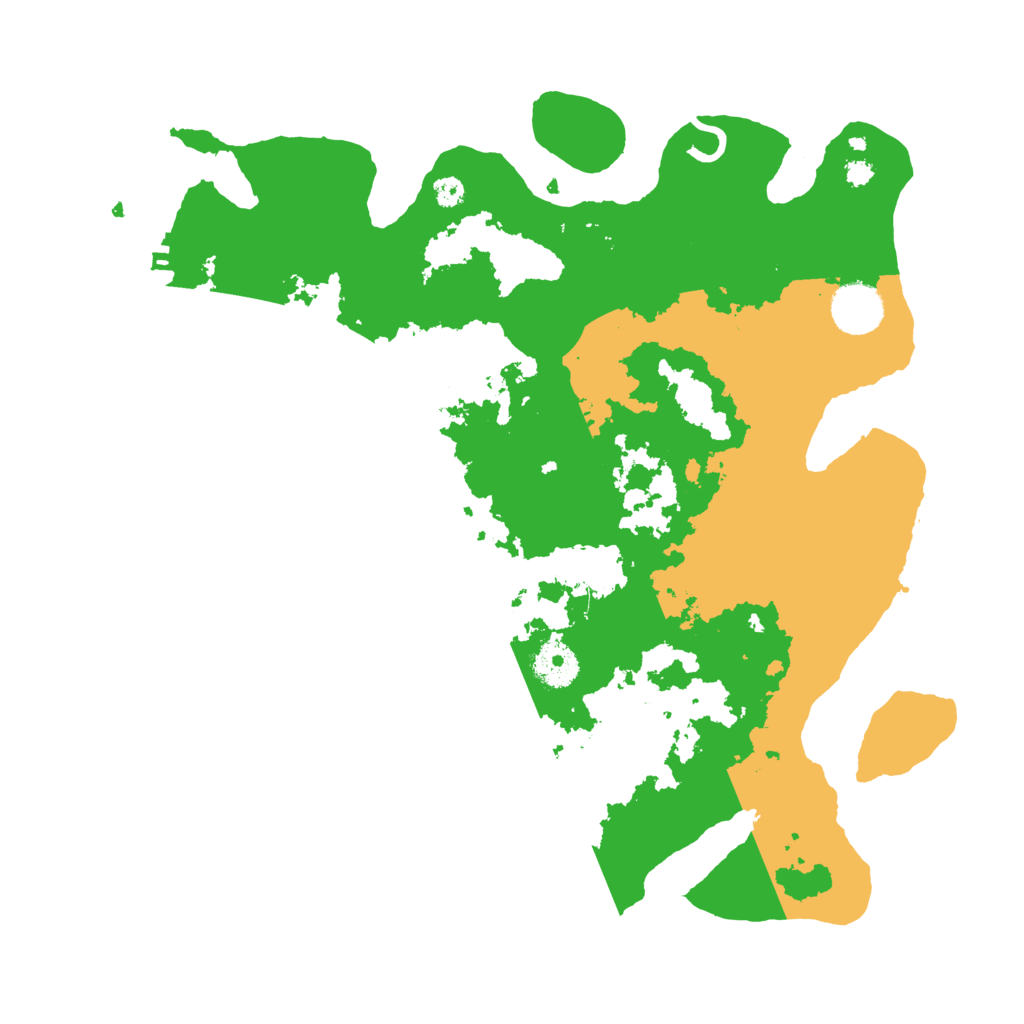 Biome Rust Map: Procedural Map, Size: 3500, Seed: 940932787