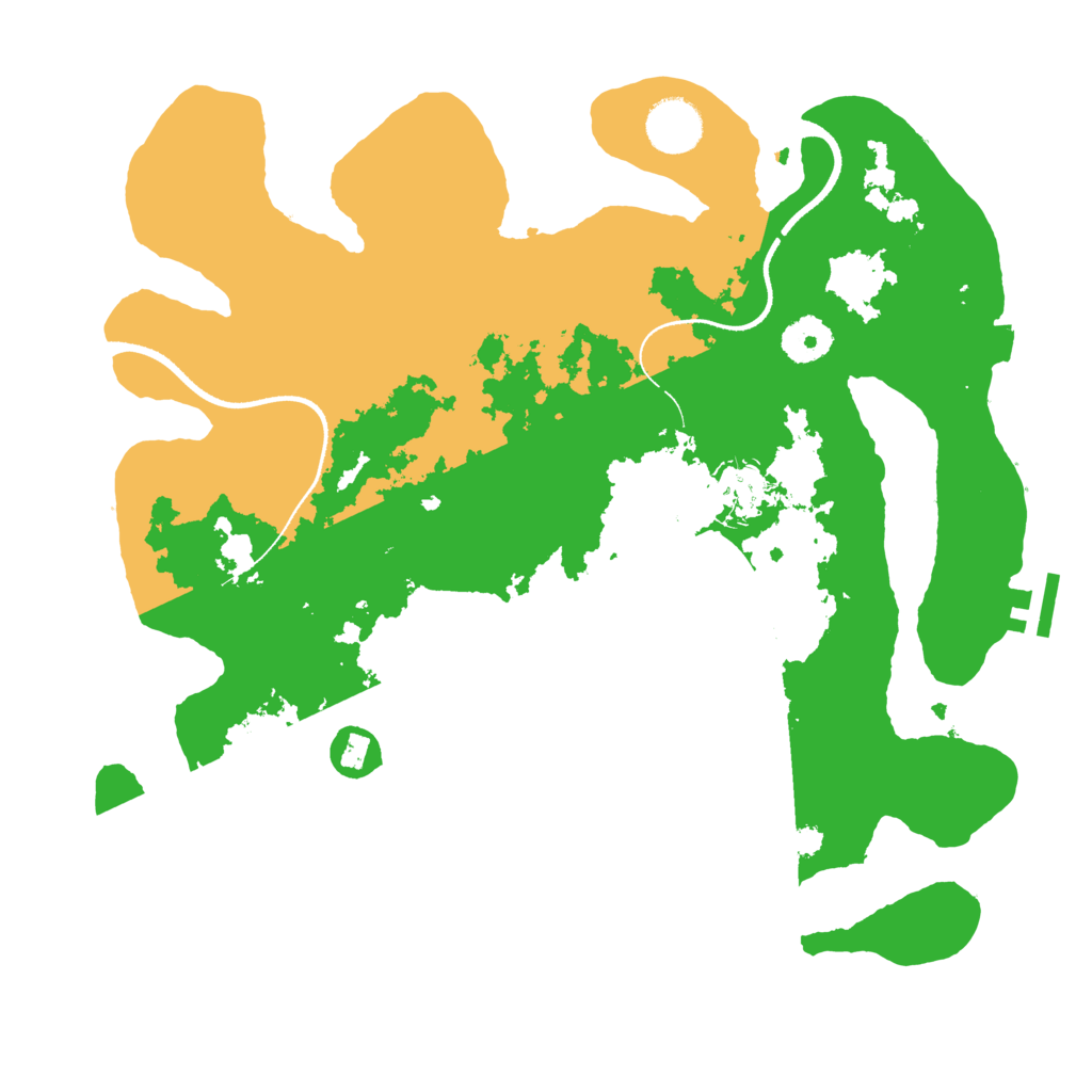 Biome Rust Map: Procedural Map, Size: 3450, Seed: 48421489