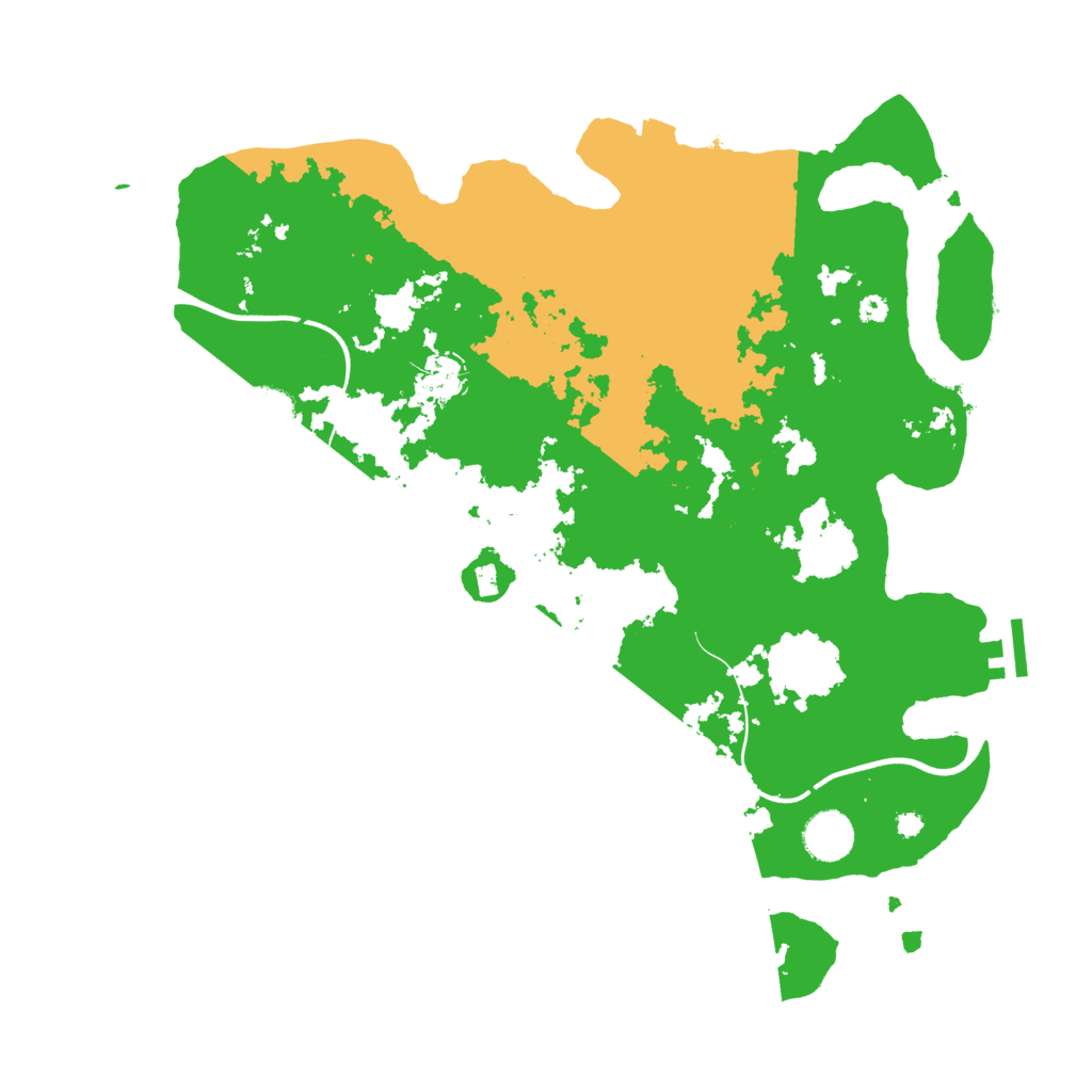 Biome Rust Map: Procedural Map, Size: 3800, Seed: 5383285