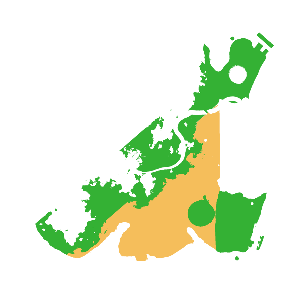 Biome Rust Map: Procedural Map, Size: 3000, Seed: 17758