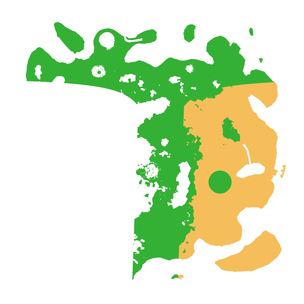 Biome Rust Map: Procedural Map, Size: 3500, Seed: 260947200