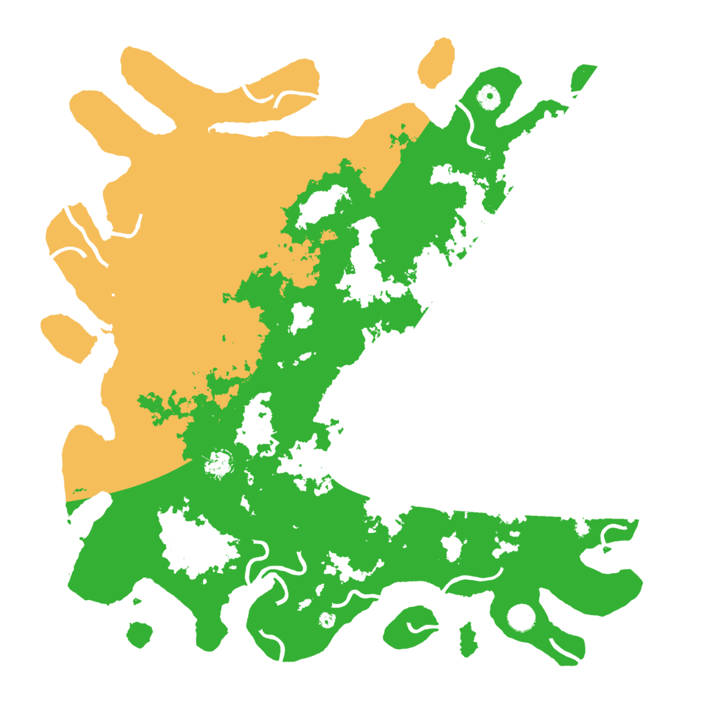 Biome Rust Map: Procedural Map, Size: 4500, Seed: 599197778