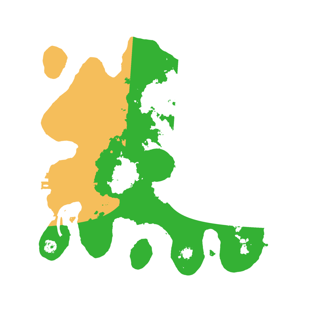 Biome Rust Map: Procedural Map, Size: 2500, Seed: 1170334591