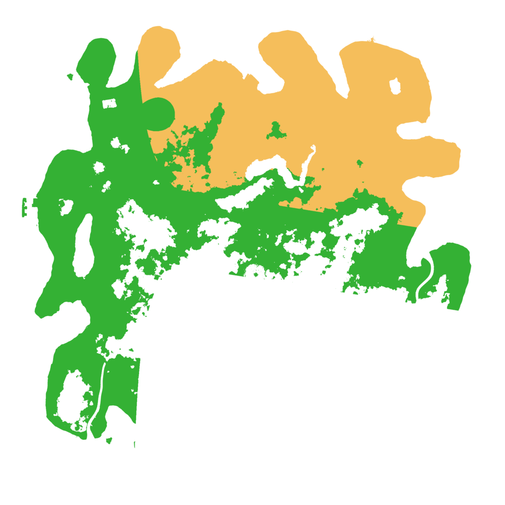 Biome Rust Map: Procedural Map, Size: 4000, Seed: 74358