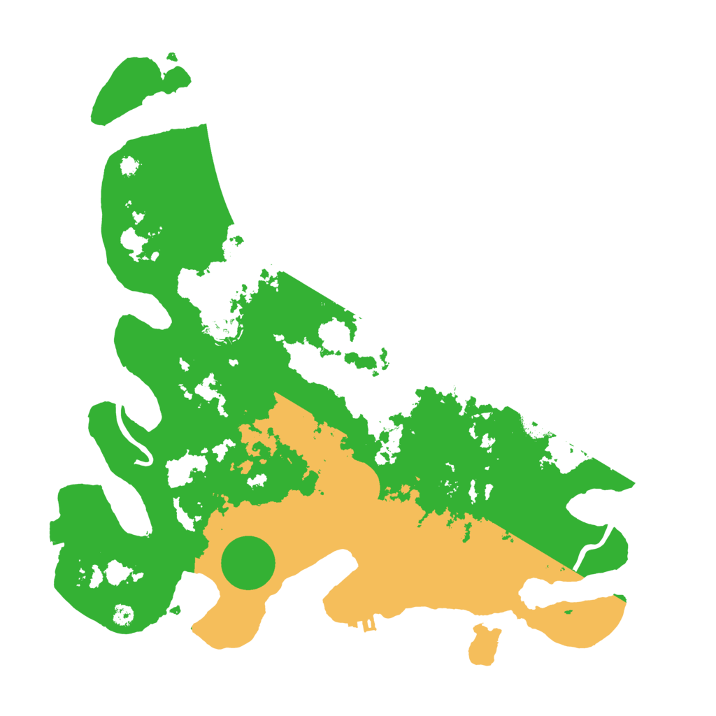 Biome Rust Map: Procedural Map, Size: 3500, Seed: 512023