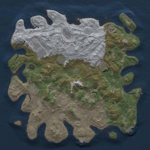 Thumbnail Rust Map: Procedural Map, Size: 4250, Seed: 38553989, 18 Monuments