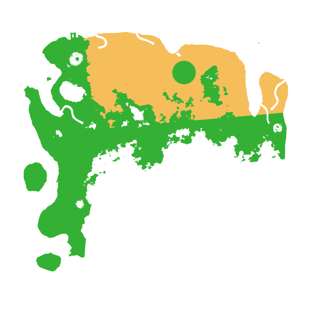 Biome Rust Map: Procedural Map, Size: 3500, Seed: 1672510770