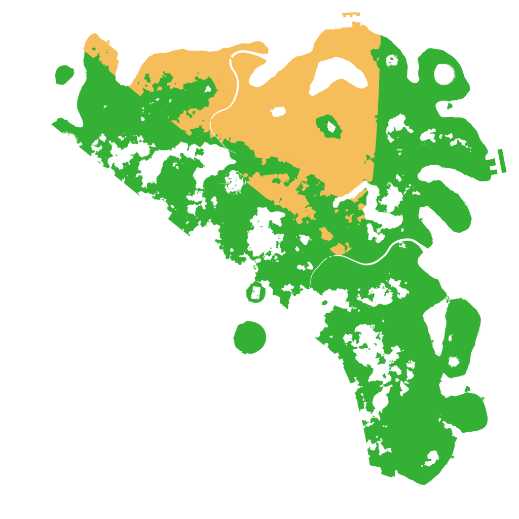 Biome Rust Map: Procedural Map, Size: 4400, Seed: 9673875