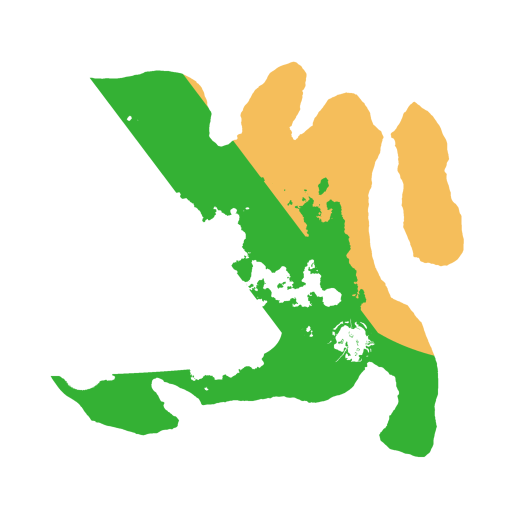 Biome Rust Map: Barren, Size: 2400, Seed: 3430111