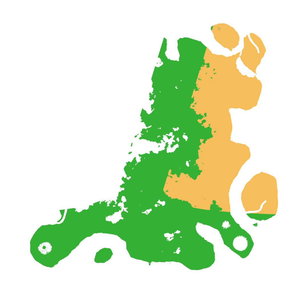 Biome Rust Map: Procedural Map, Size: 3500, Seed: 2008165633