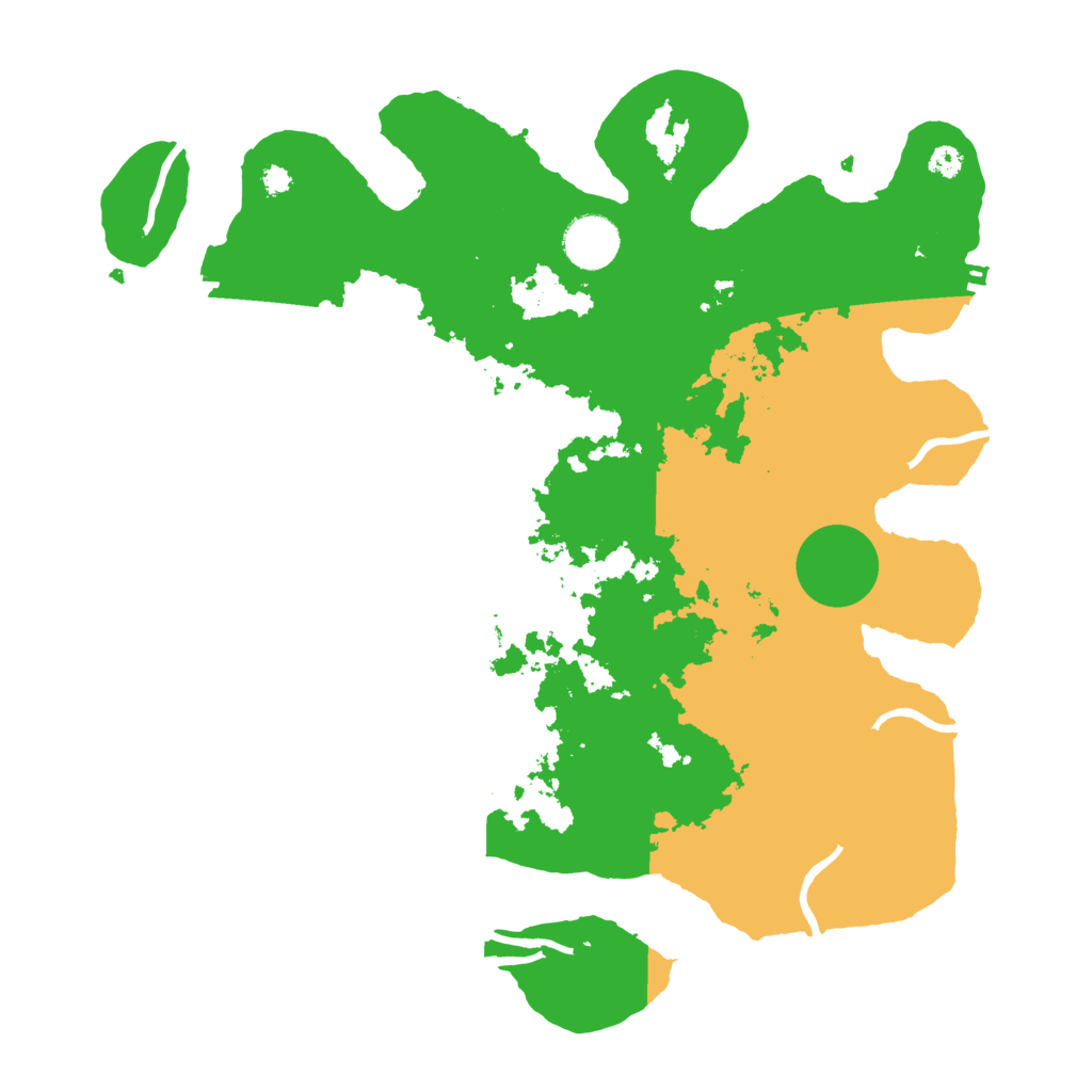 Biome Rust Map: Procedural Map, Size: 3500, Seed: 1835114822