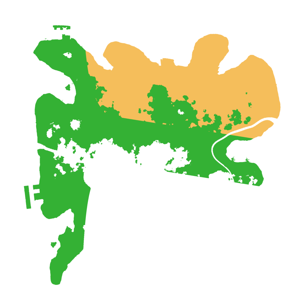 Biome Rust Map: Procedural Map, Size: 2700, Seed: 22266875