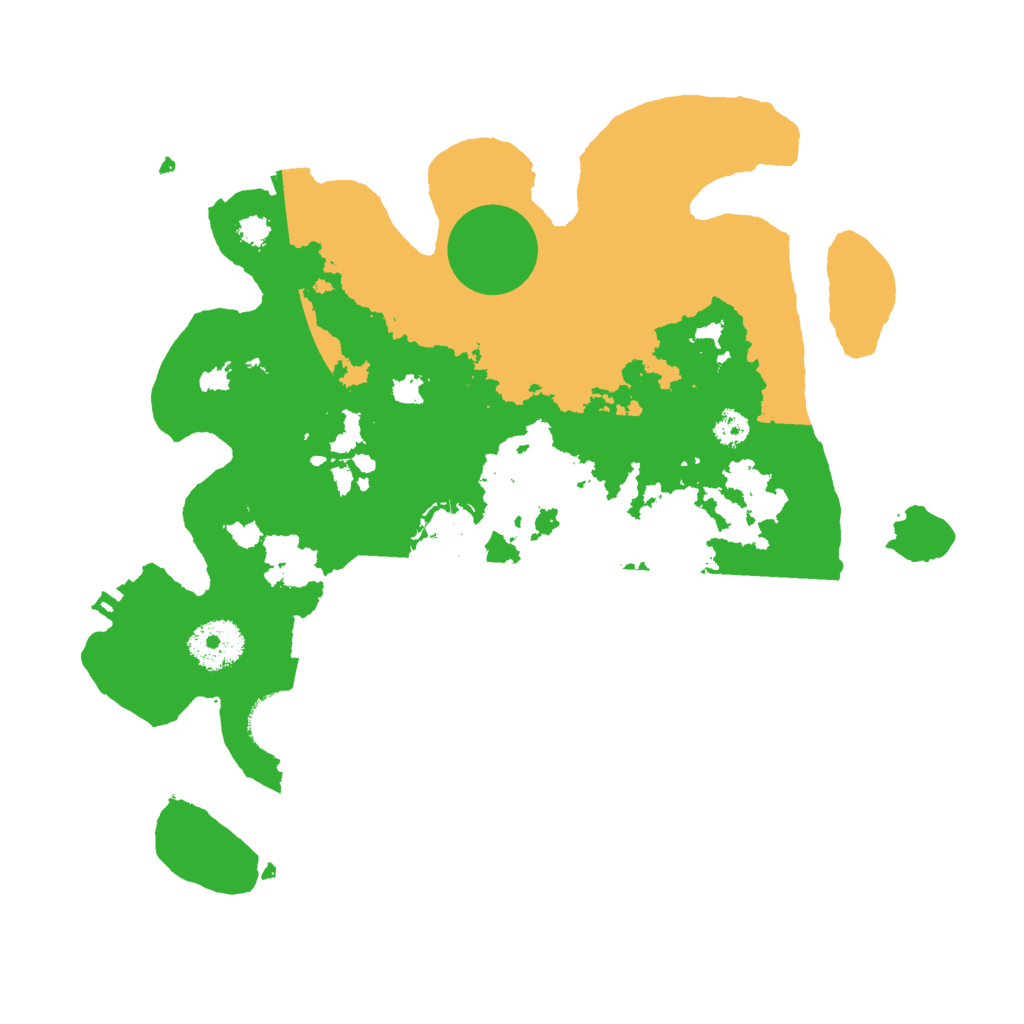 Biome Rust Map: Procedural Map, Size: 3000, Seed: 17210