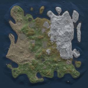 Thumbnail Rust Map: Procedural Map, Size: 3750, Seed: 231033870, 18 Monuments