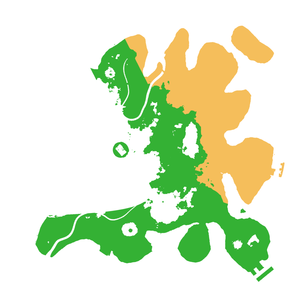Biome Rust Map: Procedural Map, Size: 3000, Seed: 1110771283