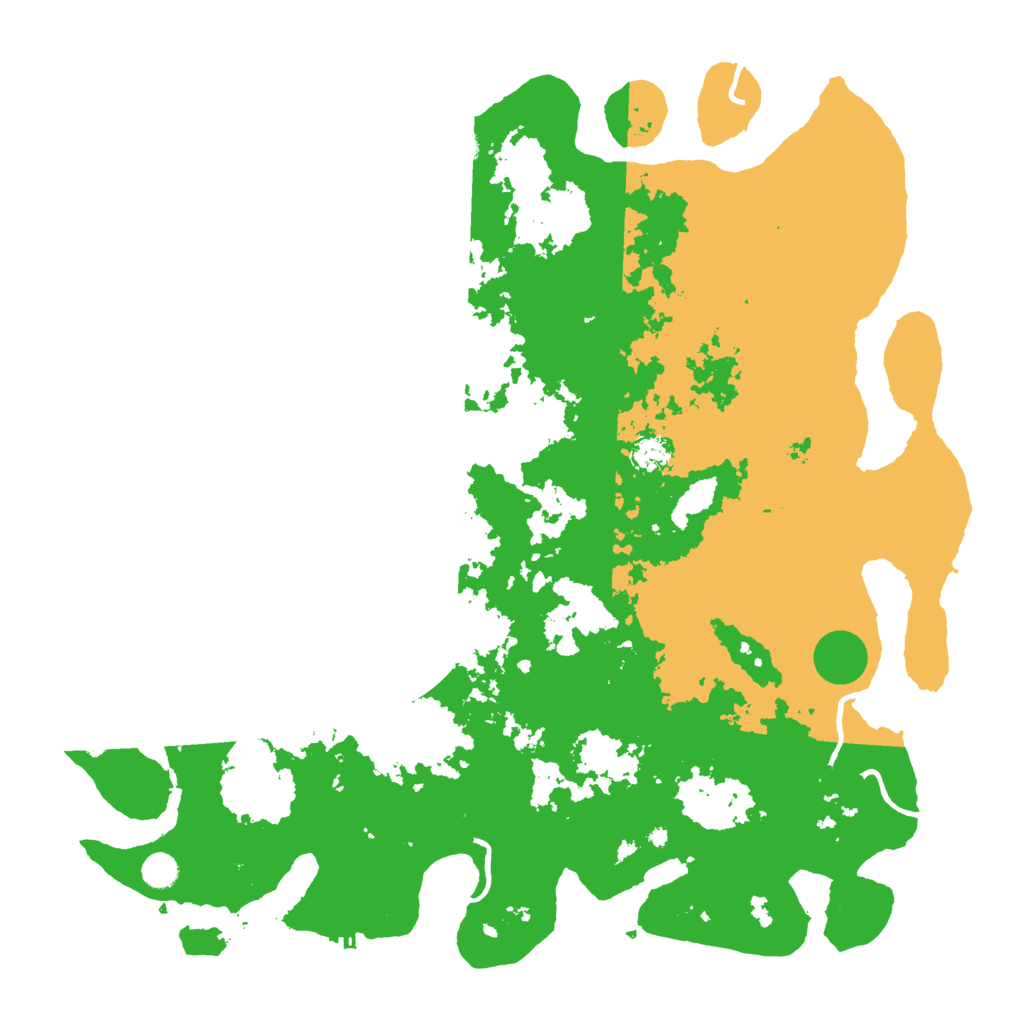 Biome Rust Map: Procedural Map, Size: 5000, Seed: 88493820