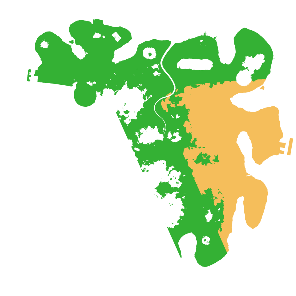 Biome Rust Map: Procedural Map, Size: 3500, Seed: 17188914