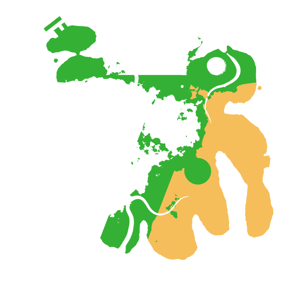 Biome Rust Map: Procedural Map, Size: 3000, Seed: 473306381